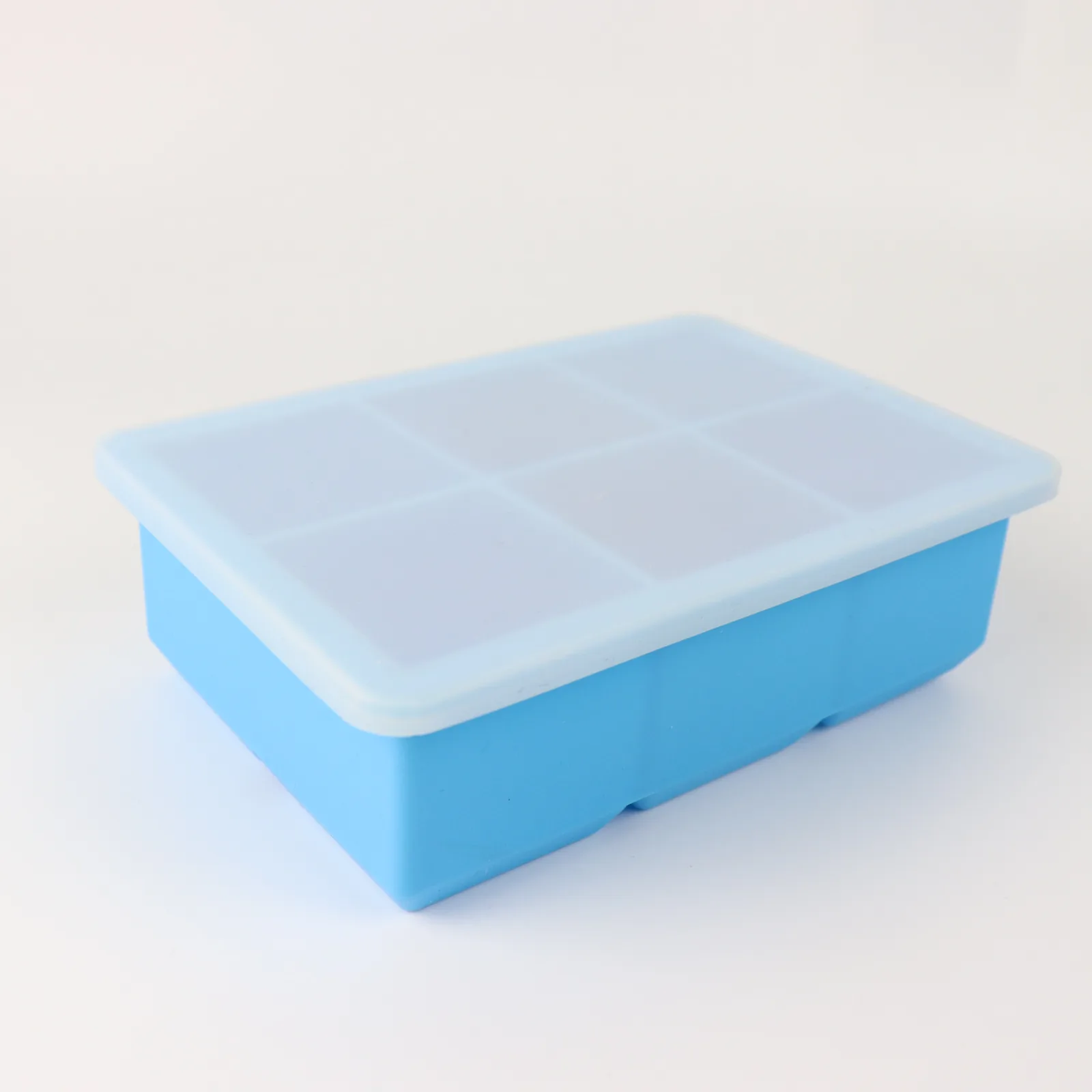 Blue silicone ice cube tray for wholesale buyers